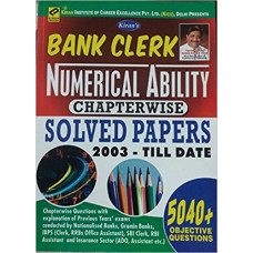 Bank Clerk Numerical Ability Chapterwise Solved Papers (English Medium)