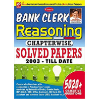 Bank Clerk Reasoning Chapterwise Solved Papers (English Medium)